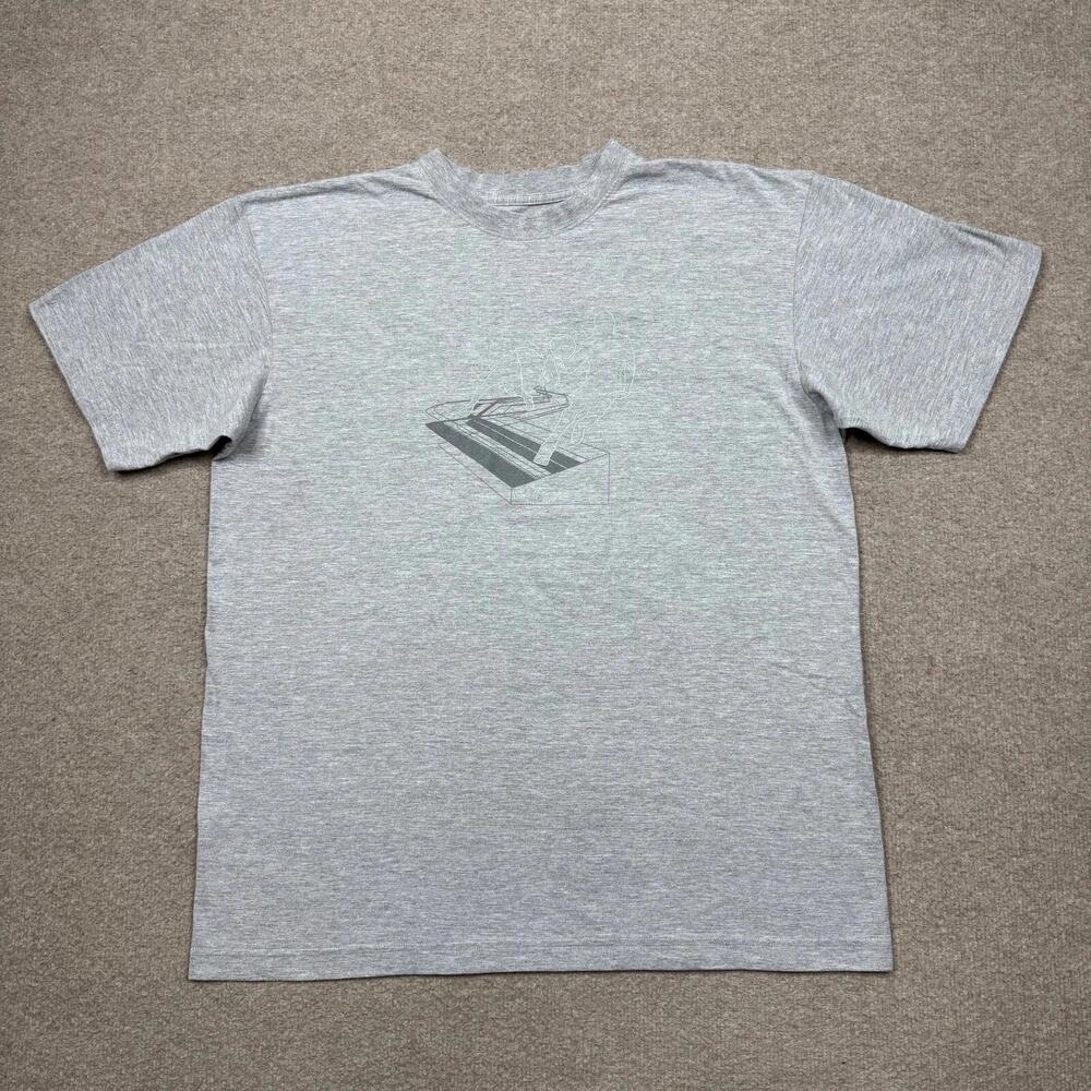 Kobe Bryant Graphic T Shirt Mens L Gray Short Sleeve Tee